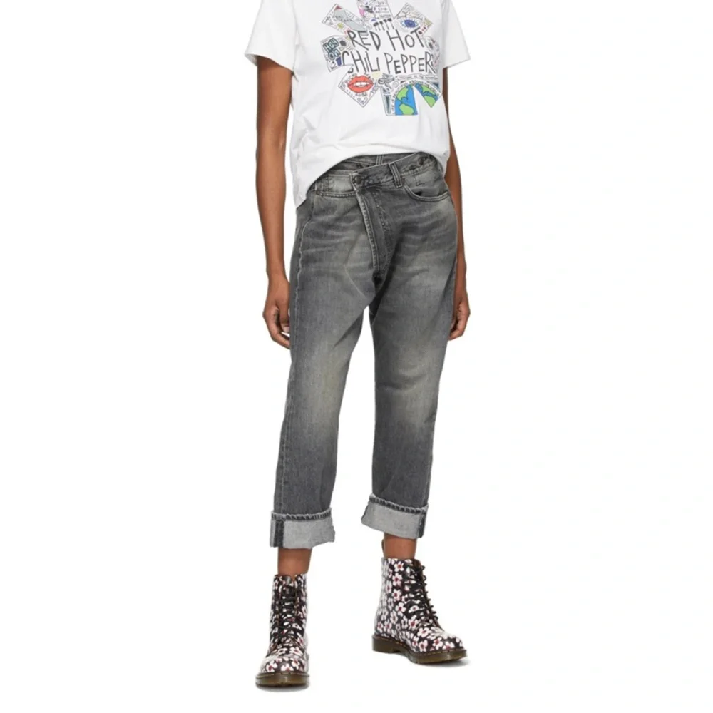 Dr. Martens Black Floral Patent Lace-Up Ankle Boots